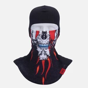 Skull Ghost Ski Full Face Mask Balaclava Bandana Breathable Neck Gaiter Scarf